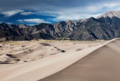 Dunes and mountains