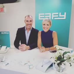 Shooting a jewelry show for Effy jewelry in NYC